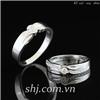 Nhẫn cưới SHJ - Platin 500 - kim cương