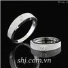 Nhẫn cưới SHJ - Platin 500 - kim cương