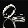 Nhẫn cưới SHJ 18k - Kim cương