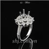 Nhẫn ổ kim cương SHJ 18k