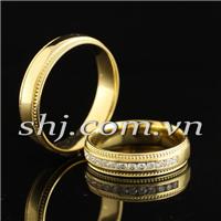 Nhẫn cưới SHJ 14k (mã: 21204517-21204500, giá một đôi: 6,372,090 VNĐ)